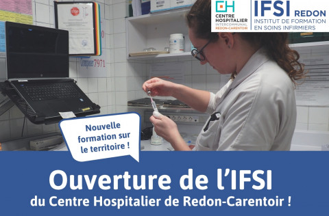 Le Centre hospitalier ouvre son Institut de Formation en Soins Infirmiers (IFSI) à Redon ! 