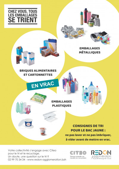 consignes de tri des emballages