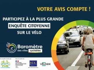 Quelle place pour le vélo ? Participez à l'enquête ! 