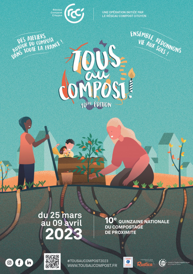 affiche tous au compost 10e édition