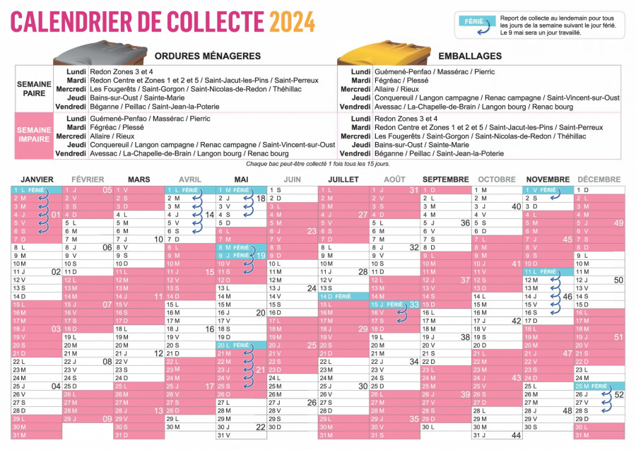 calendrier 2024