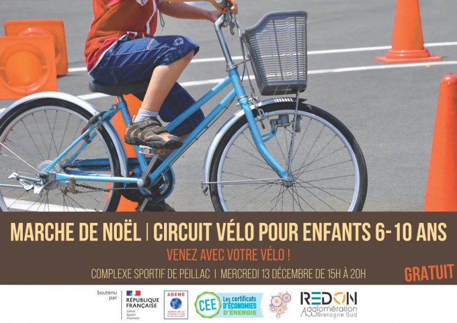 enfant, vélo, circuit