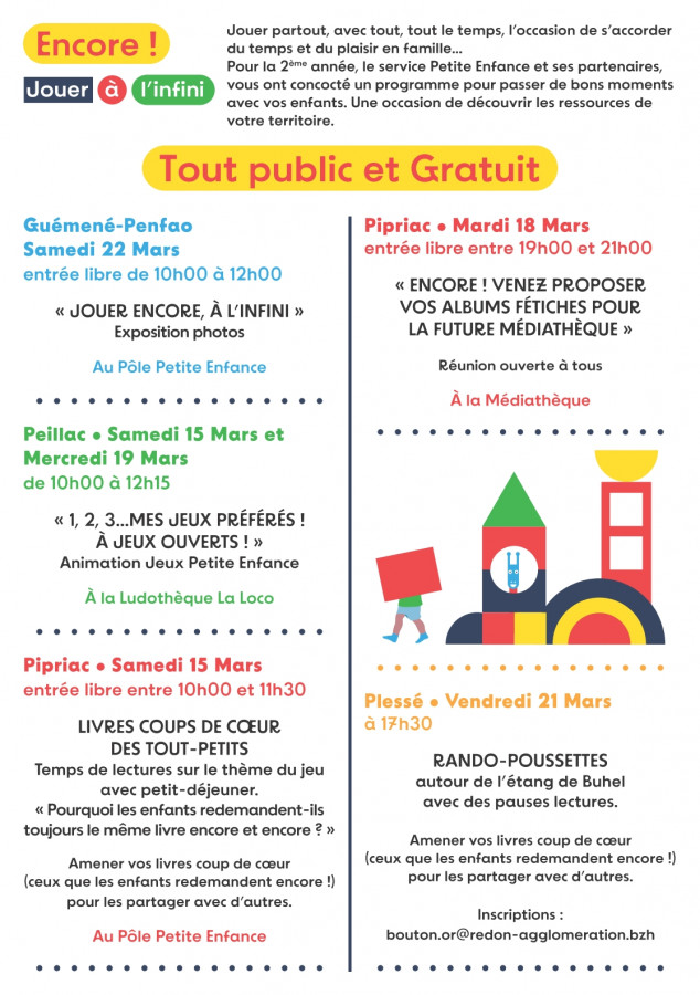 Semaine Nationale de la Petite Enfance 2025 - flyer P1