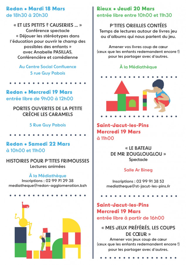 Semaine Nationale de la Petite Enfance 2025 - flyer P2