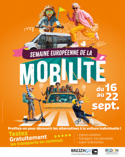 Affiche de la Semaine Européenne des mobilités